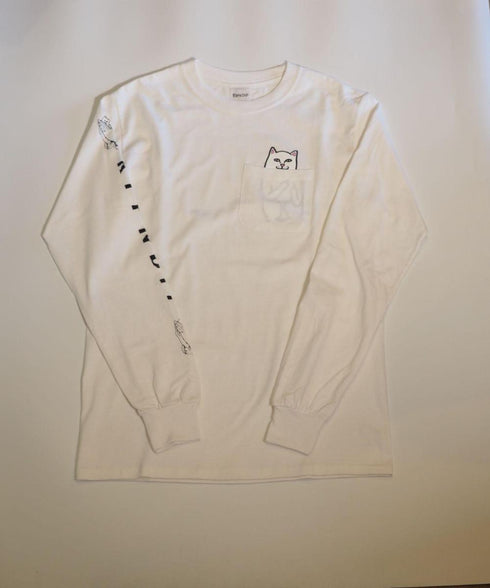 RIPNDIP/LORD NERMAL POCKET L/S TEE リップンディップン/ロードナーマル ポケット ロングスリーブ Tシャツ