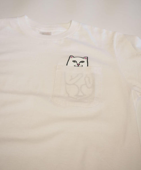 RIPNDIP/RIPNDIP LORD NERMAL POCKET SS TEE WHITE リップンディップ 半袖 ポケットTシャツ