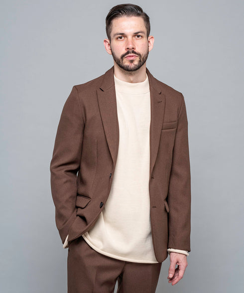 MR.OLIVE / RETRO POLYESTER TWILL / 2B SEMI PEAKED LAPEL JACKET ミスターオリーブ/レトロポリエステルツイル/2B セミピークドラペルジャケット