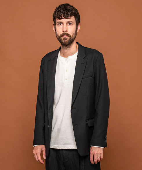 MR.OLIVE / RETRO POLYESTER TWILL / 2B SEMI PEAKED LAPEL JACKET ミスターオリーブ/レトロポリエステルツイル/2B セミピークドラペルジャケット