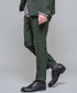MR.OLIVE/RETRO POLYESTER TWILL / ONE PLEATS STA-PREST TAPERED PANTS ミスターオリーブ/レトロポリエステルツイル/ワンプリーツスタプレストスラックス