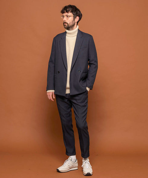 MR.OLIVE / RETRO POLYESTER TWILL / 2B DOUBLE BREASTED JACKET / ミスターオリーブ / レトロポリエステルツイル / 2Bダブルブレステッドジャケット