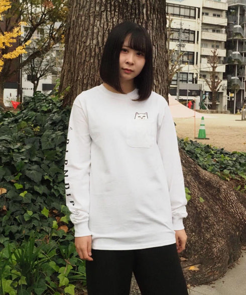 RIPNDIP/LORD NERMAL POCKET L/S TEE リップンディップン/ロードナーマル ポケット ロングスリーブ Tシャツ