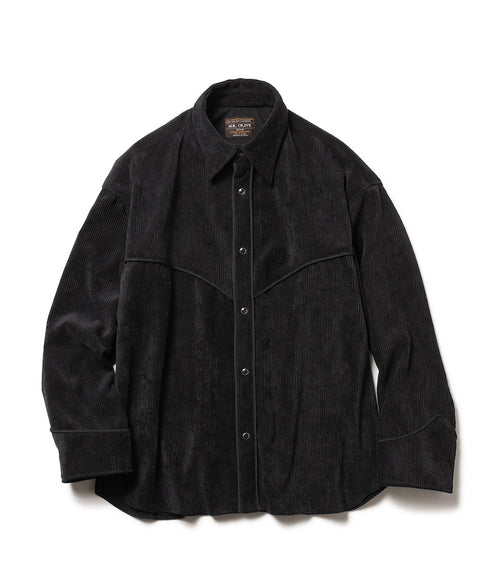 MR.OLIVE / T/N DRAPE CORDUROY / WESTERN SHIRT / ミスターオリーブ / T/Nドレープコーデュロイ / ウエスタンシャツ