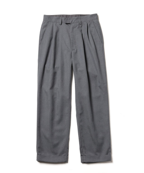 MR.OLIVE / NON MULESING GABARDINE / 2TUCK TAPERED PANTS / ミスターオリーブ / ノンミュールジングギャバジン / 2タックテーパードパンツ