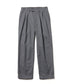 MR.OLIVE / NON MULESING GABARDINE / 2TUCK TAPERED PANTS / ミスターオリーブ / ノンミュールジングギャバジン / 2タックテーパードパンツ