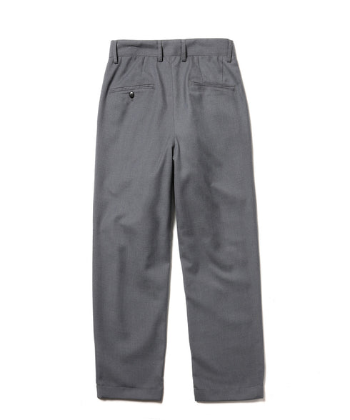MR.OLIVE / NON MULESING GABARDINE / 2TUCK TAPERED PANTS / ミスターオリーブ / ノンミュールジングギャバジン / 2タックテーパードパンツ