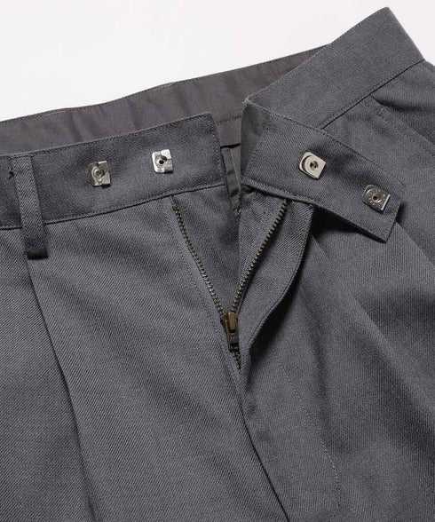 MR.OLIVE / NON MULESING GABARDINE / 2TUCK TAPERED PANTS / ミスターオリーブ / ノンミュールジングギャバジン / 2タックテーパードパンツ