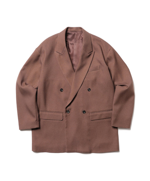 MR.OLIVE / RETRO POLYESTER TWILL / DOUBLE BIG SILHOUTTE SOFT JACKET / ミスターオリーブ / レトロポリエステルツイル / ダブルビッグシルエットソフトジャケット