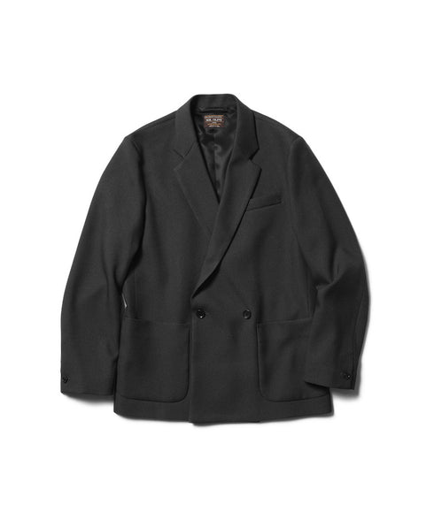 MR.OLIVE / RETRO POLYESTER TWILL / 2B DOUBLE BREASTED JACKET / ミスターオリーブ / レトロポリエステルツイル / 2Bダブルブレステッドジャケット