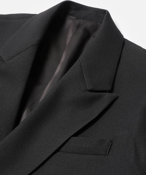 MR.OLIVE / RETRO POLYESTER TWILL / DOUBLE BIG SILHOUTTE SOFT JACKET / ミスターオリーブ / レトロポリエステルツイル / ダブルビッグシルエットソフトジャケット