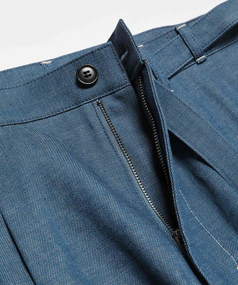 MR.OLIVE / 10oz ALL SEASON DEINIM / BELTED WIDE TAPERED PANTS / ミスターオリーブ / 10オンスオールシーズンデニム / ベルテッドワイドテーパードパンツ