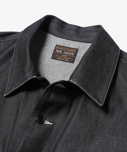 MR.OLIVE / 10oz ALL SEASON DENIM / RELAX CAR COAT / ミスターオリーブ / 10オンスオールシーズンデニム / リラックスカーコート