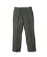 MR.OLIVE/RETRO POLYESTER TWILL / ONE PLEATS STA-PREST TAPERED PANTS ミスターオリーブ/レトロポリエステルツイル/ワンプリーツスタプレストスラックス