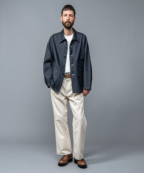 MR.OLIVE / 10oz ALL SEASON DENIM / RELAX CAR COAT / ミスターオリーブ / 10オンスオールシーズンデニム / リラックスカーコート
