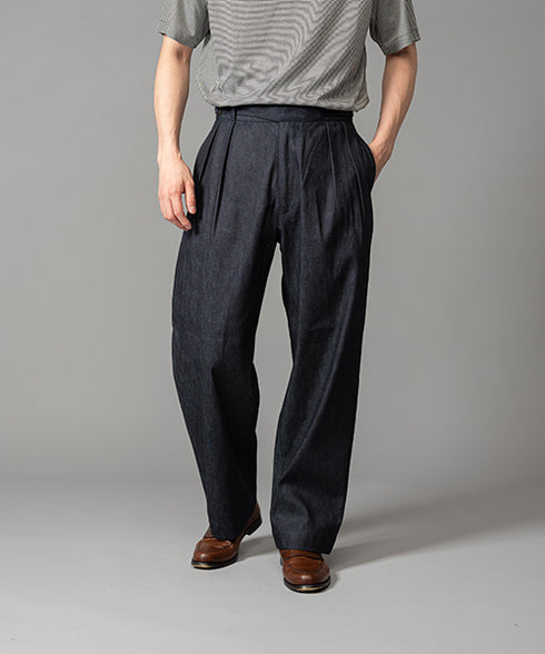MR.OLIVE / 8oz LIGHT VINTAGE DENIM / GURKHA PANTS / ミスターオリーブ / 8オンスライトヴィンテージデニム / グルカパンツ