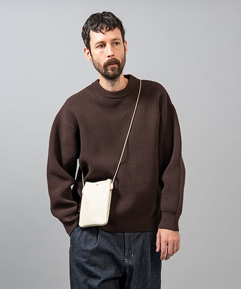 MR.OLIVE E.O.I / MILANO GRAIN LEATHER / SINGLE TINY SACOCHE / ミスターオリーブイーオーアイ / ミラノグレインレザー / シングルティニーサコッシュ