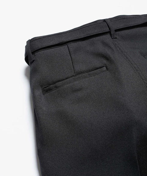 MR.OLIVE / RETRO POLYESTER TWILL / BELTED WIDE TAPERED PANTS / ミスターオリーブ / レトロポリエステルツイル / ベルテッドワイドテーパードパンツ