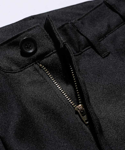 MR.OLIVE/RETRO POLYESTER TWILL / ONE PLEATS STA-PREST TAPERED PANTS ミスターオリーブ/レトロポリエステルツイル/ワンプリーツスタプレストスラックス