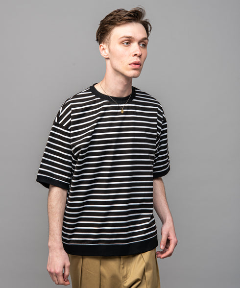 MR.OLIVE / SAN JOAQUIN HIGH GAUGE COTTON / BORDER OVERSIZE T-SHIRT / ミスターオリーブ / サンフォーキンハイゲージコットン / オーバーサイズボーダーTシャツ