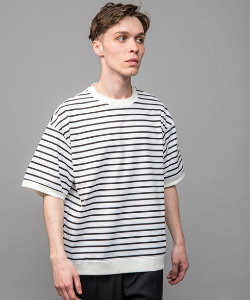 MR.OLIVE / SAN JOAQUIN HIGH GAUGE COTTON / BORDER OVERSIZE T-SHIRT / ミスターオリーブ / サンフォーキンハイゲージコットン / オーバーサイズボーダーTシャツ