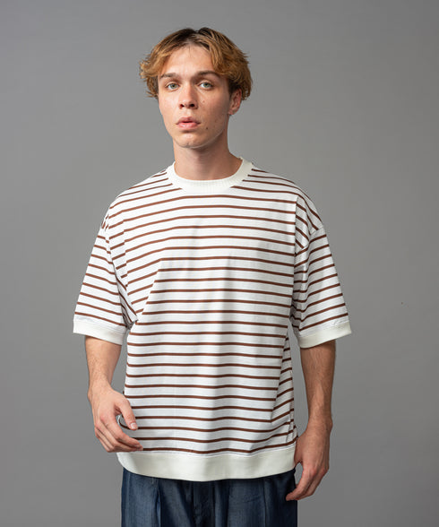 MR.OLIVE / SAN JOAQUIN HIGH GAUGE COTTON / BORDER OVERSIZE T-SHIRT / ミスターオリーブ / サンフォーキンハイゲージコットン / オーバーサイズボーダーTシャツ