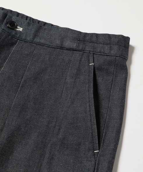 MR.OLIVE / 10oz ALL SEASON DEINIM / 2-TACK WIDE EASY PANTS / ミスターオリーブ / 10オンスオールシーズンデニム / 2タックワイドイージーパンツ