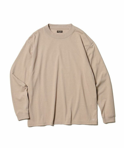 MR.OLIVE / CUPRA BLEND COTTON PLAINSTITCH / CREW NECK LONG SLEEVE T-SHIRT / ミスターオリーブ / キュプラ混コットン天竺 / クルーネック長袖Tシャツ