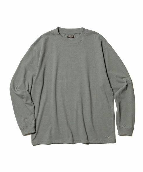 MR.OLIVE / CUPRA BLEND COTTON PLAINSTITCH / CREW NECK LONG SLEEVE T-SHIRT / ミスターオリーブ / キュプラ混コットン天竺 / クルーネック長袖Tシャツ