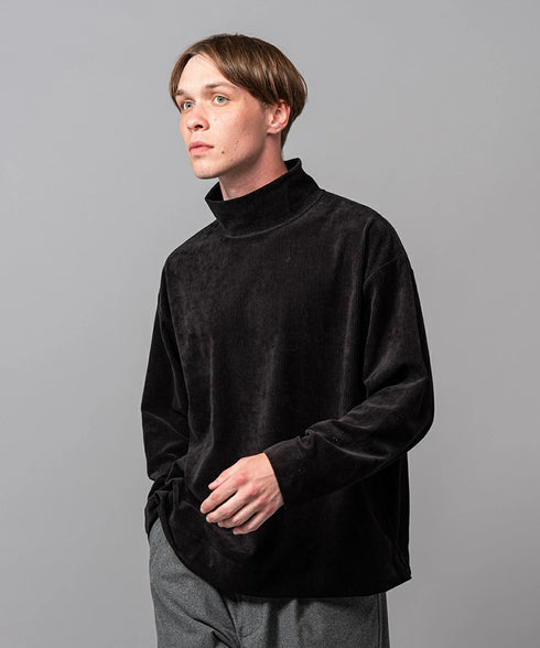 MR.OLIVE / STRETCH KNIT CORDUROY / BOTTLE NECK SHIRT / ミスターオリーブ / ストレッチコーデュロイ / ボトルネックシャツ