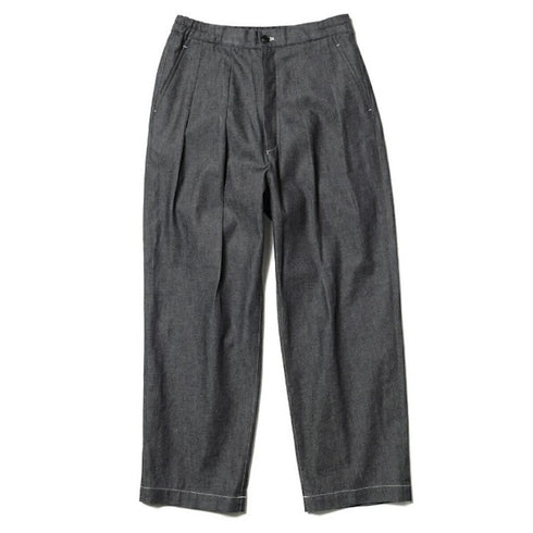 MR.OLIVE / 10oz ALL SEASON DEINIM / 2-TACK WIDE EASY PANTS / ミスターオリーブ / 10オンスオールシーズンデニム / 2タックワイドイージーパンツ