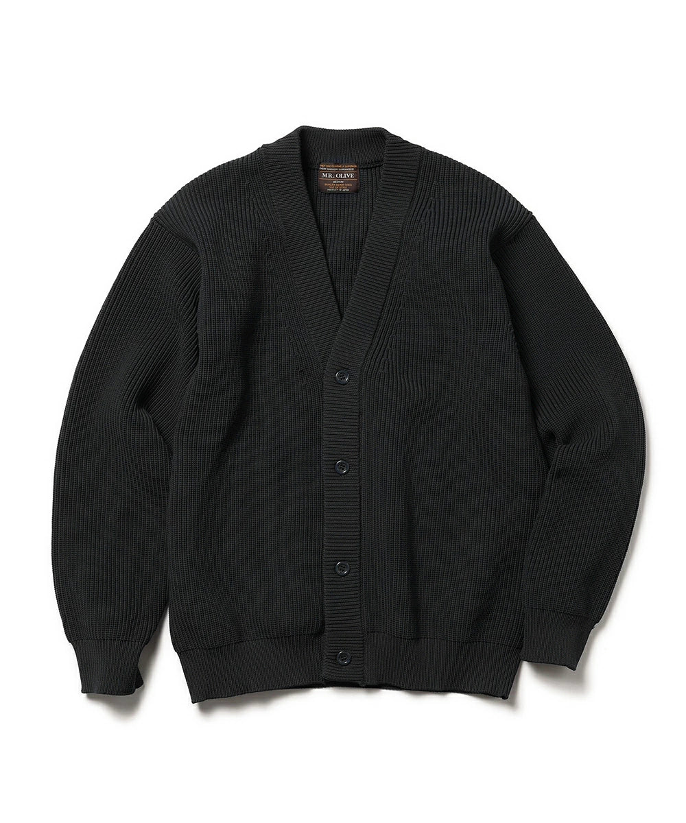 MR.OLIVE / LOW GAUGE AZE POLYESTER KNIT / STANDARD CARDIGAN