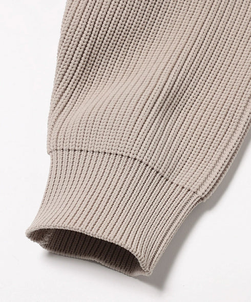 MR.OLIVE / LOW GAUGE AZE POLYESTER KNIT / STANDARD CARDIGAN / ミスターオリーブ / ローゲージ畦ポリエステルニット / スタンダードカーディガン