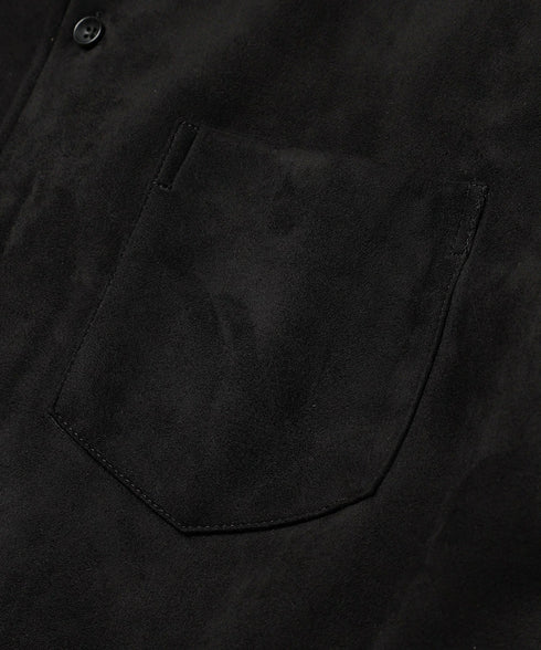 MR.OLIVE / STRETCH FAUX SUEDE / CPO SHIRT / ミスターオリーブ / ストレッチフェイクスエード / CPOシャツ