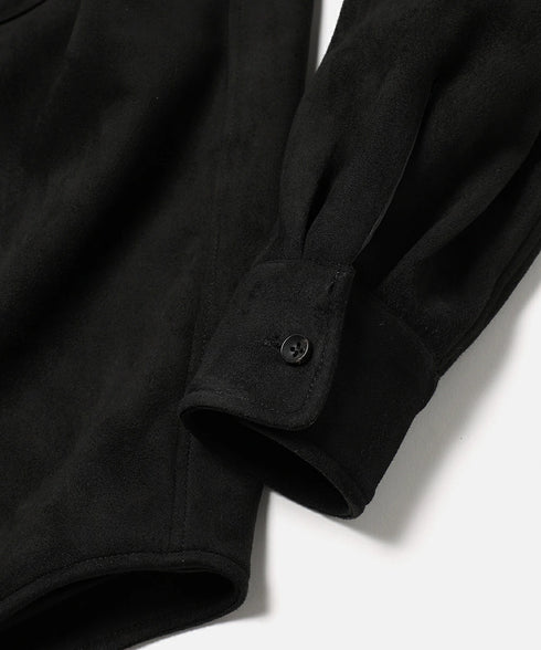 MR.OLIVE / STRETCH FAUX SUEDE / CPO SHIRT / ミスターオリーブ / ストレッチフェイクスエード / CPOシャツ