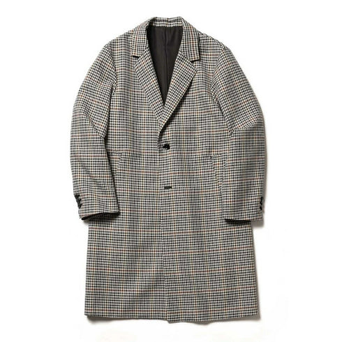 MR.OLIVE / VALENCIA CHECK / CHESTERFIELD COAT / ミスターオリーブ / バレンシアチェック / チェスターフィールドコート