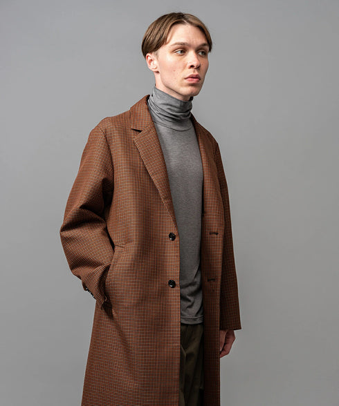 MR.OLIVE / VALENCIA CHECK / CHESTERFIELD COAT / ミスターオリーブ / バレンシアチェック / チェスターフィールドコート