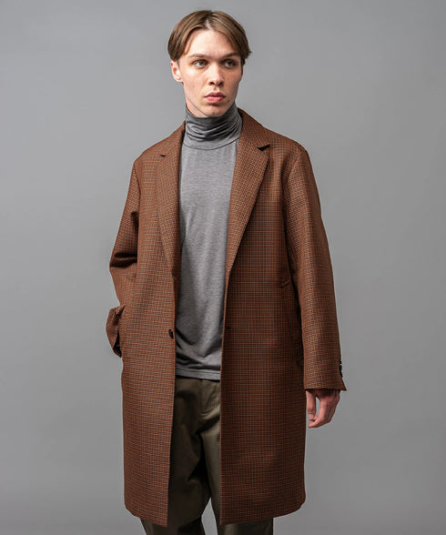 MR.OLIVE / VALENCIA CHECK / CHESTERFIELD COAT / ミスターオリーブ / バレンシアチェック / チェスターフィールドコート