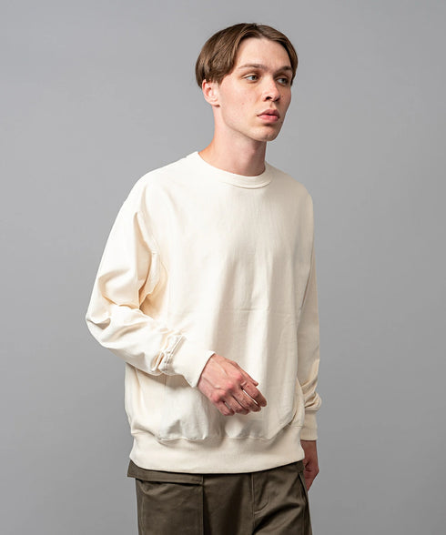 MR.OLIVE / 20/2 HIGH GAUGE JERSEY / SIDE RIB CREW NECK SHIRT / ミスターオリーブ / 20/2ハイゲージ天竺 / サイドリブクルーネックシャツ