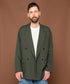 MR.OLIVE / RETRO POLYESTER TWILL / DOUBLE BIG SILHOUTTE SOFT JACKET / ミスターオリーブ / レトロポリエステルツイル / ダブルビッグシルエットソフトジャケット