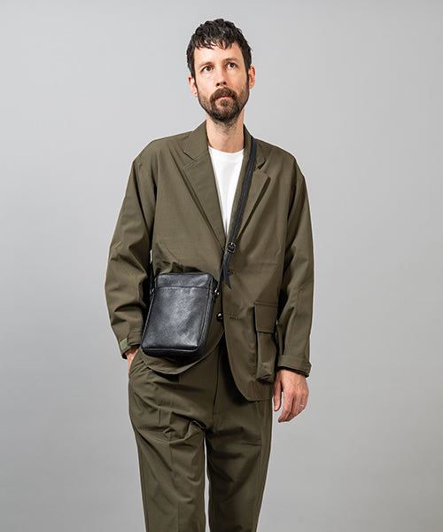 MR.OLIVE E.O.I / MILANO GRAIN LEATHER / VERTICAL SMALL SHOULDER