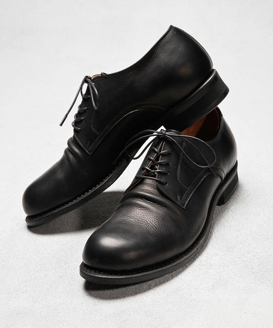 MR.OLIVE E.O.I WATER PROOF SHIRINK LEATHER / PLAIN TOE OXFORD SHOES　 ミスターオリーブ/ウォータープルーフシュリンクレザー/プレーントゥオックスフォードシューズ